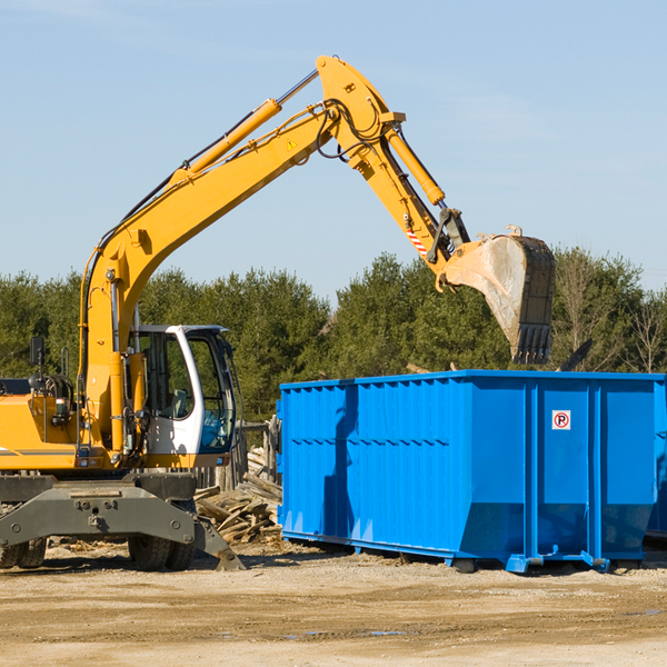 what size residential dumpster rentals are available in Murfreesboro Arkansas